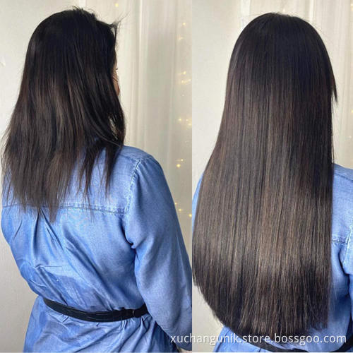 Uniky High Quality 100% Vietnam human virgin clip in hair extension for women of Human hair Vietnam